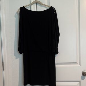 Jessica Howard Black One-Shoulder Cocktail Dress
